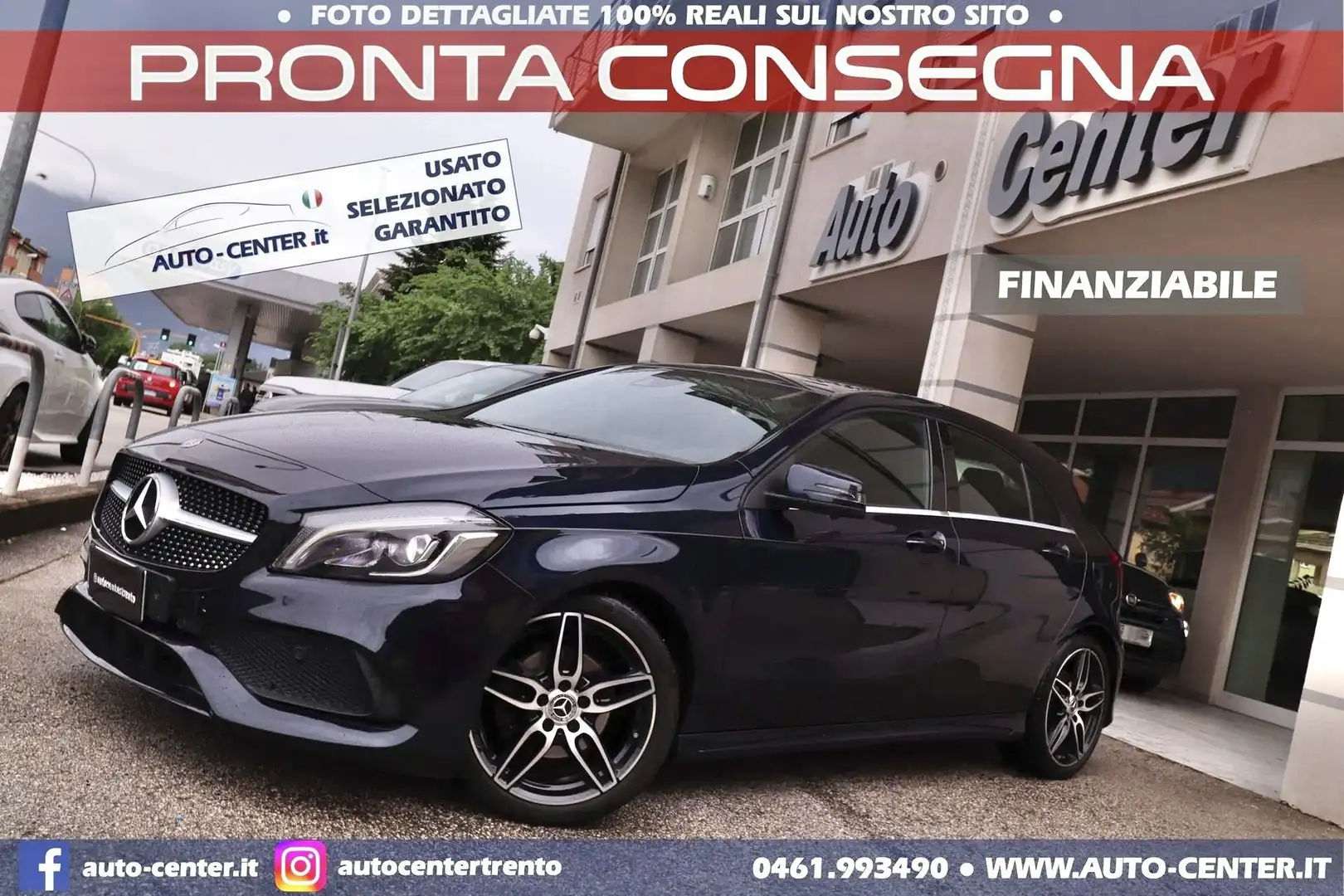 Mercedes-Benz A 180 A 180 Premium AMG Edition 1.6 122CV Blu/Azzurro - 1