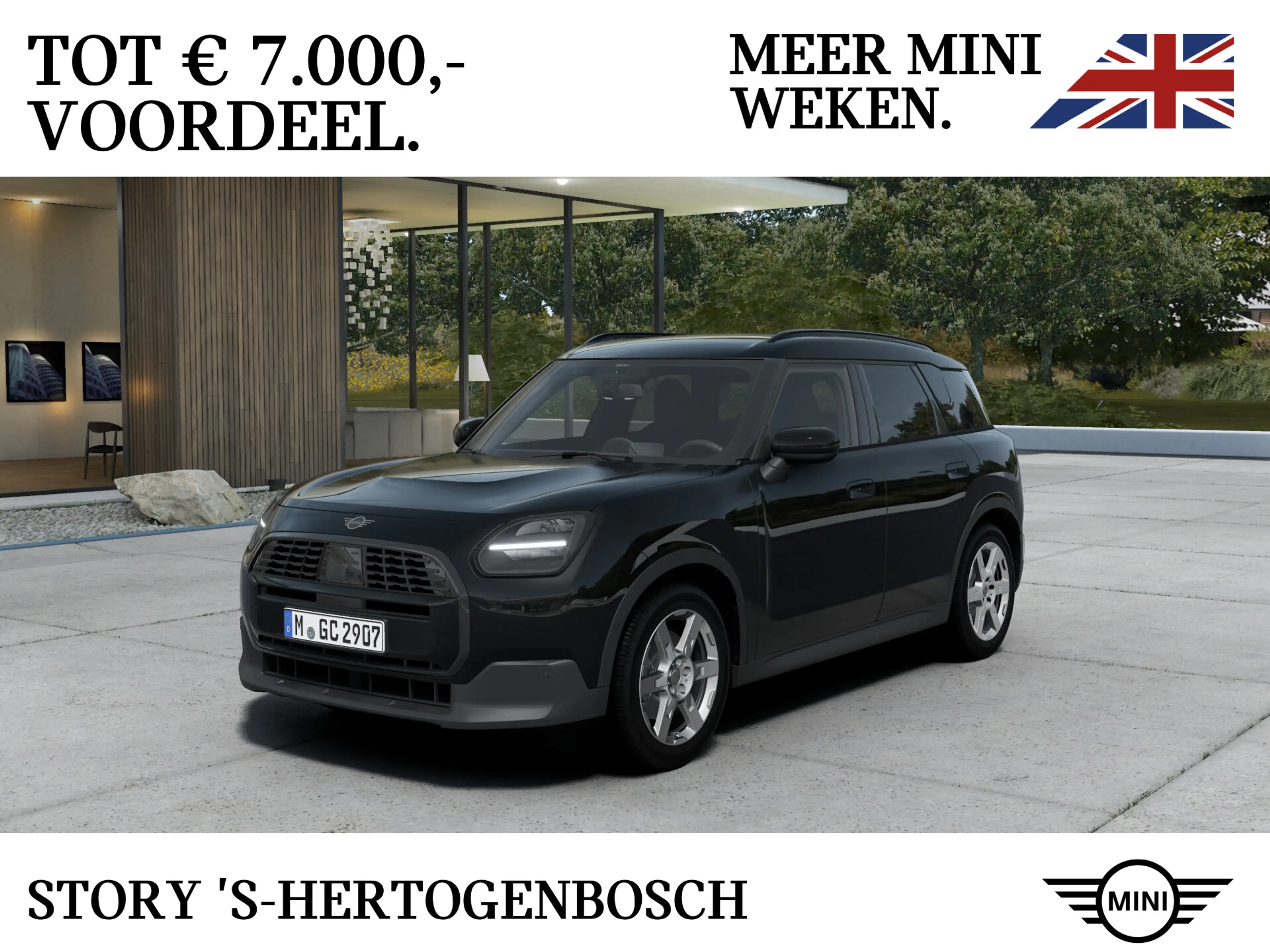 MINI Countryman C Automaat / Blackyard / 18" Asteroid Spoke