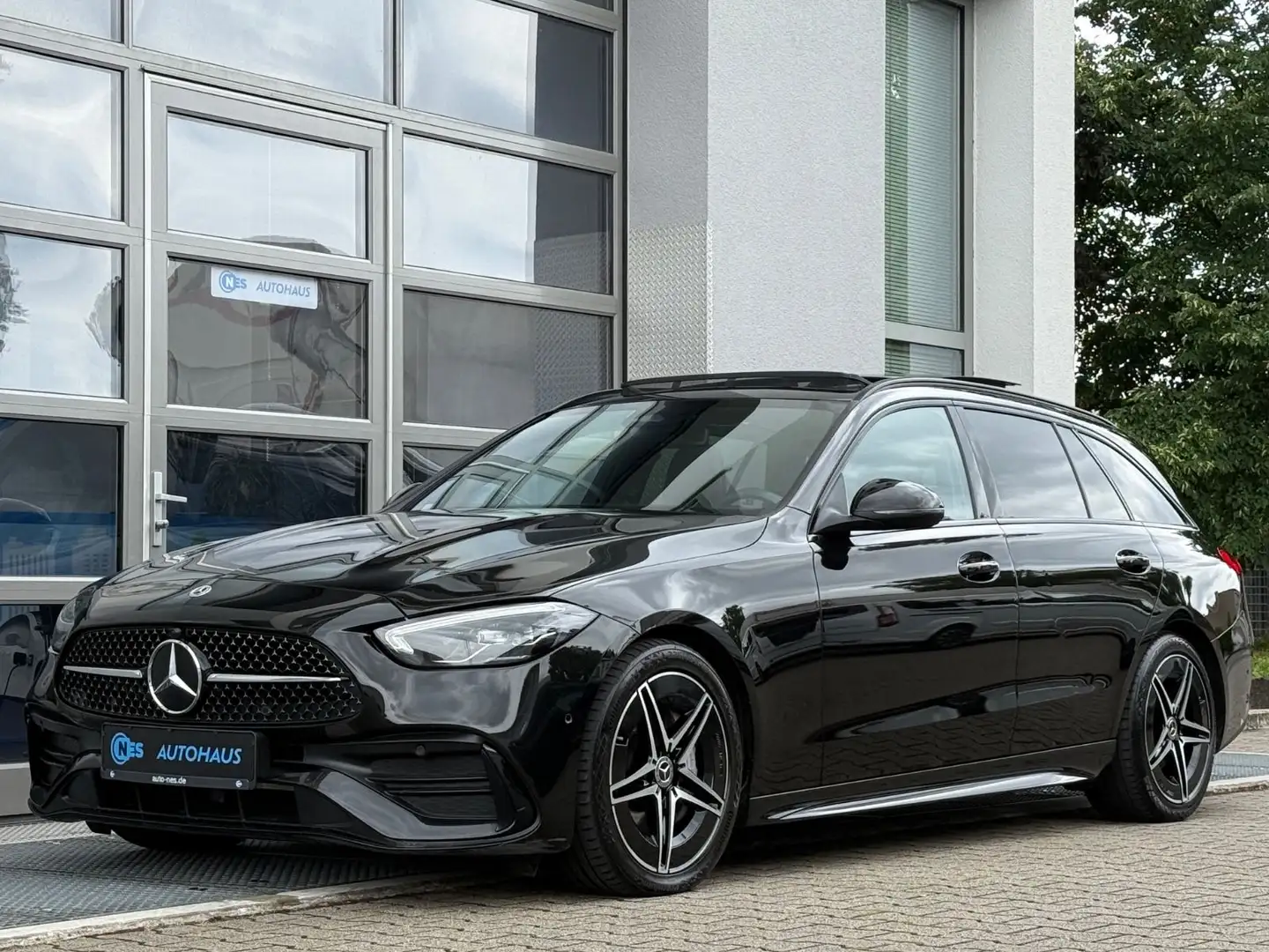Mercedes-Benz C 220 dT*9G*3x AMG*PANO*KAM*MBUX*AHK*WINTER*18' Noir - 1