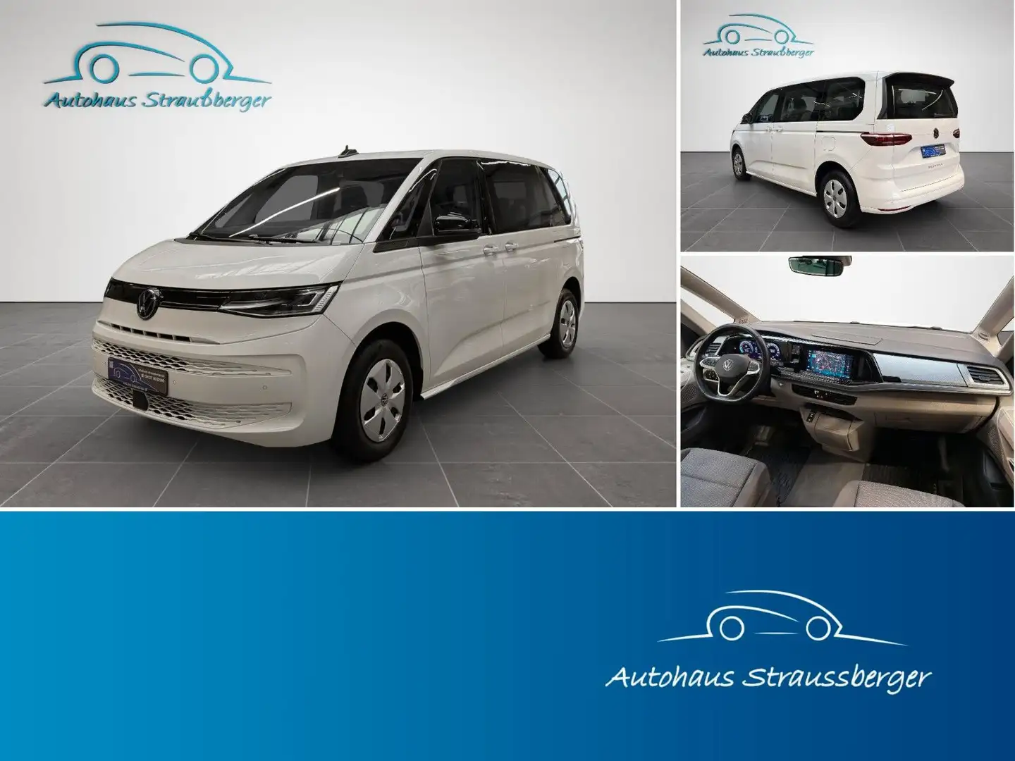 Volkswagen T7 Multivan PANO TMP SHZ 3Z 7-Sitz IQ.Light DAB+ Alb - 1