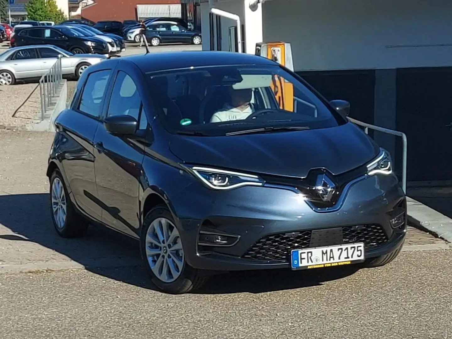 Renault ZOE Elektro EV50 110hp HU NEU + Kaufbatterie & Wallbox Silber - 1