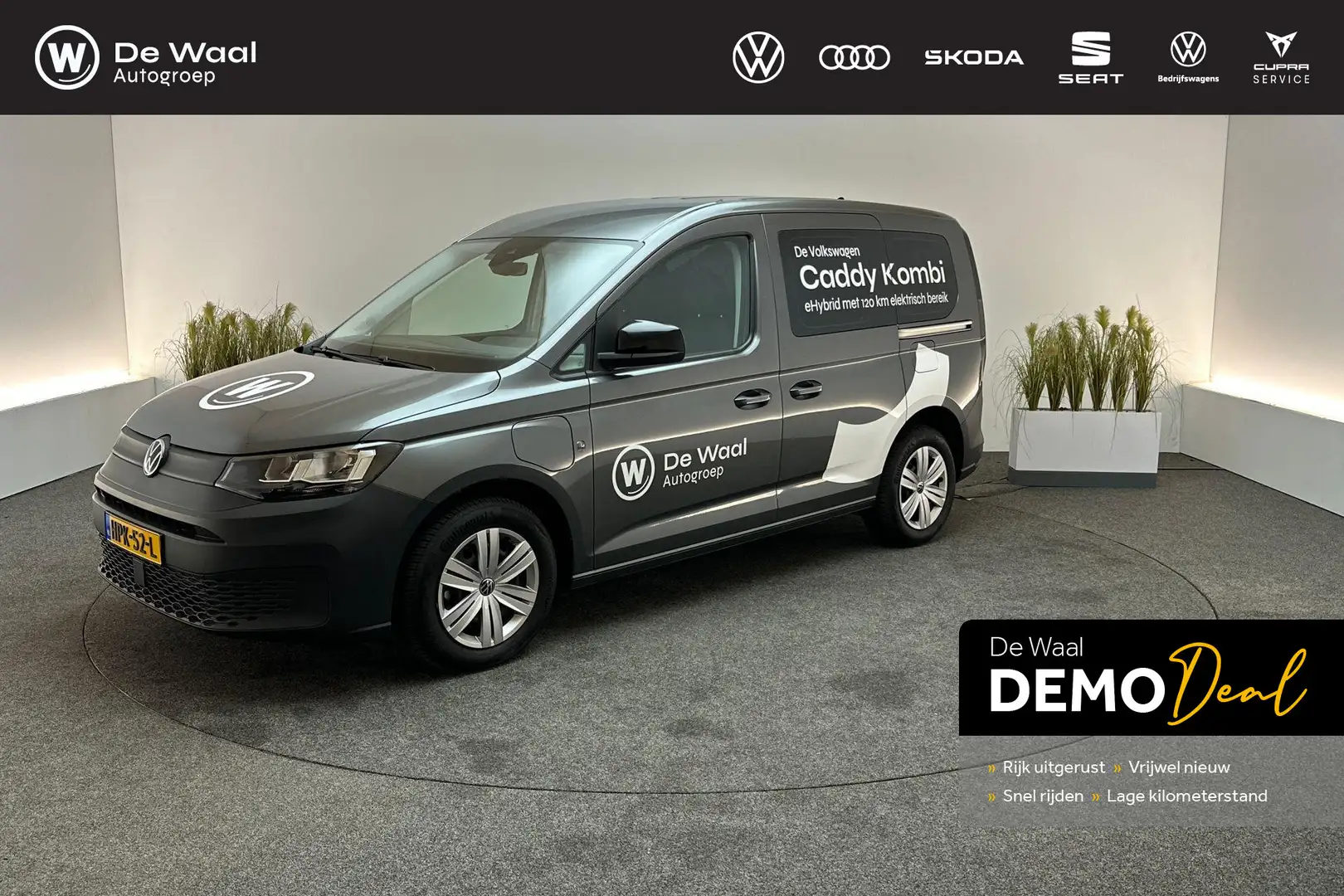 Volkswagen Caddy Kombi 1.5 TSI 115pk DSG eHybride Life | Trekhaak, Grigio - 1