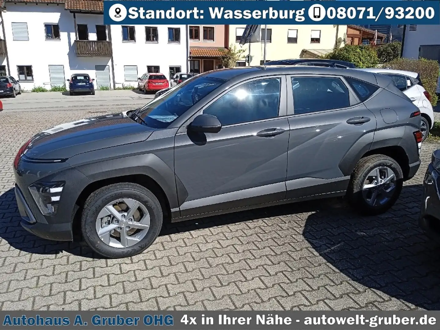 Hyundai KONA T-GDI Select+Funktions-Paket + Navigation+Kamera+A Gris - 2