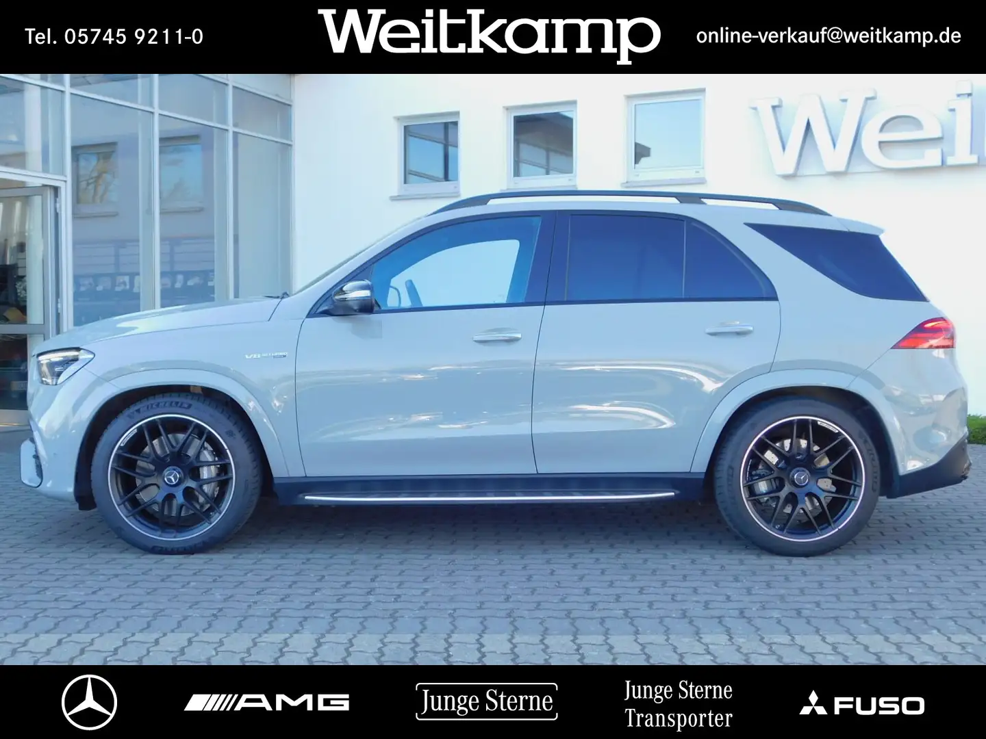 Mercedes-Benz GLE 63 AMG AMG GLE 63 S 4M+ Night+Pano+AHK+Perf.Abgas+360° Grau - 2