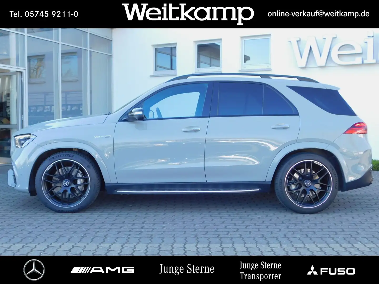Mercedes-Benz GLE 63 AMG AMG GLE 63 S 4M+ Night+Pano+AHK+Perf.Abgas+360° Grau - 2