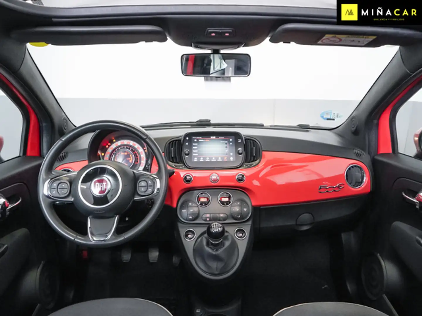 Fiat 500C 1.0 GSE Lounge Rojo - 2