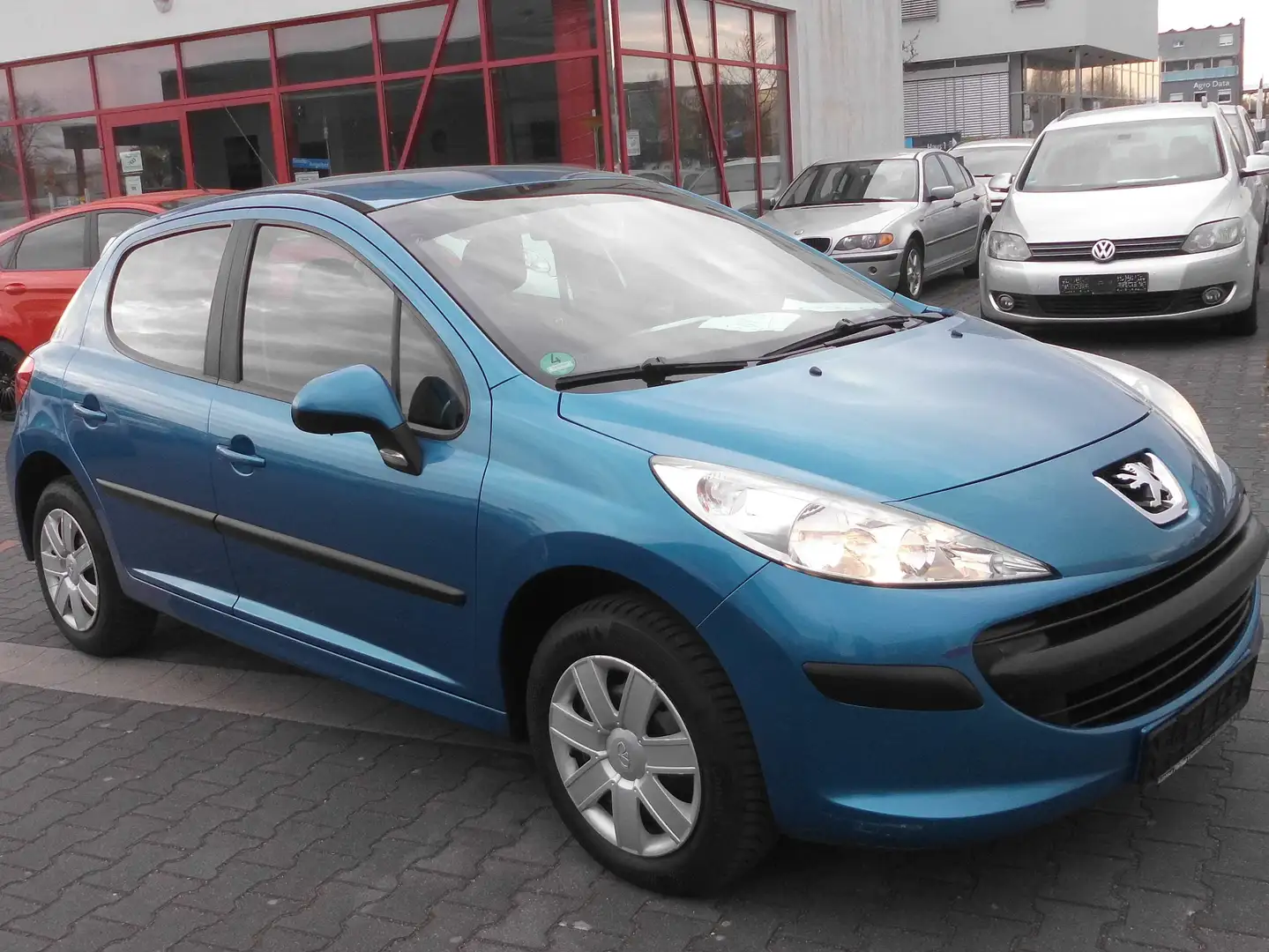 Peugeot 207 75 Tendance.KLIMA,TÜV+SERVIS+ZAHNRIEMEN,NEU NEU Kék - 1
