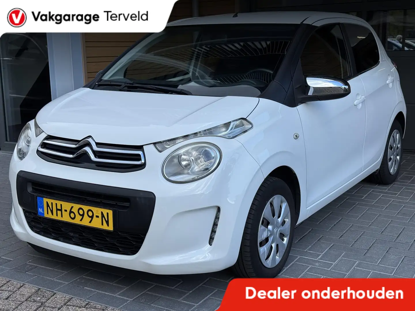 Citroen C1 1.0 e-VTi Selection,Cruise,Airco,Electr pakket Wit - 1