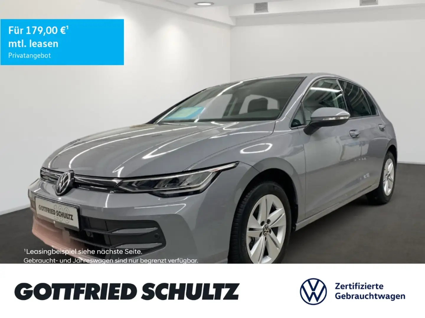 Volkswagen Golf Life 1.5 TSI LED ACC Sitzheizung Parkpilot Grijs - 1