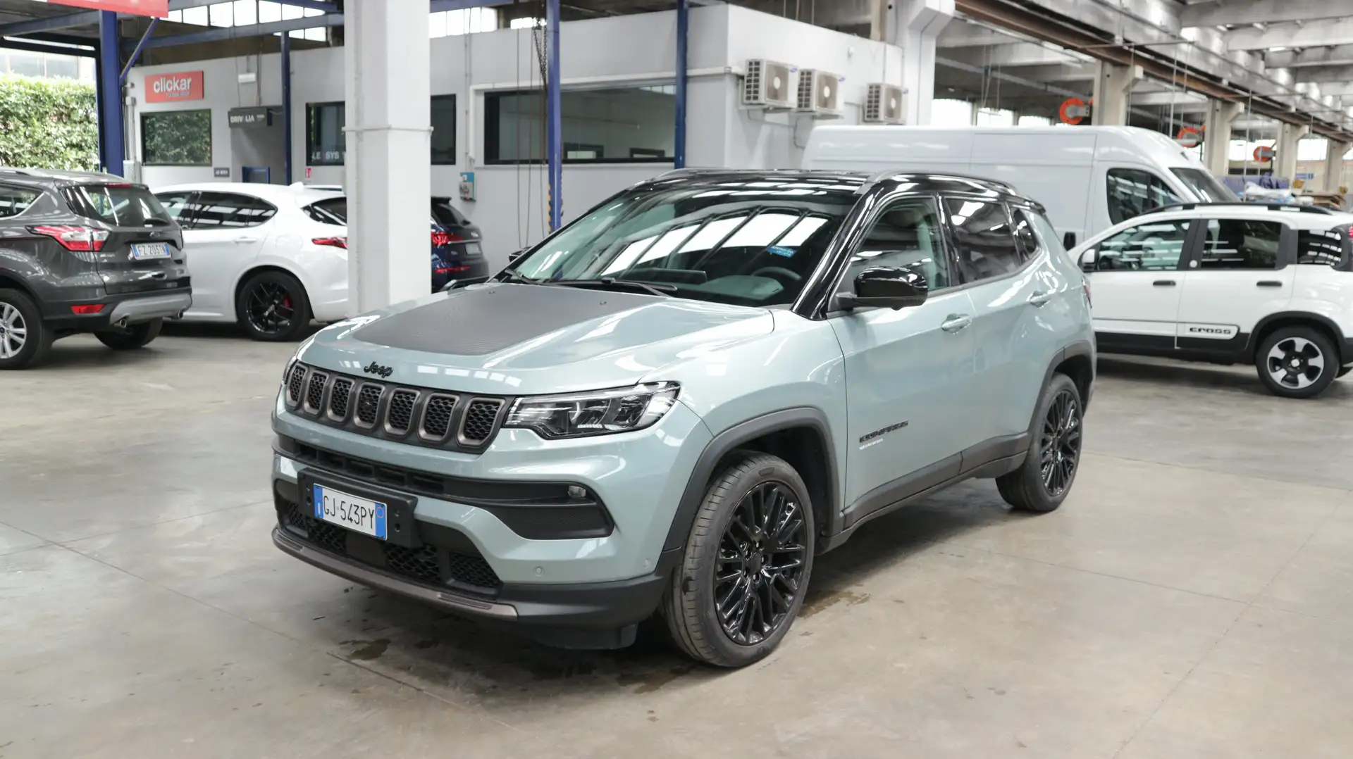 Jeep Compass Compass 1.5 turbo t4 mhev Upland 2wd 130cv dct Bleu - 1