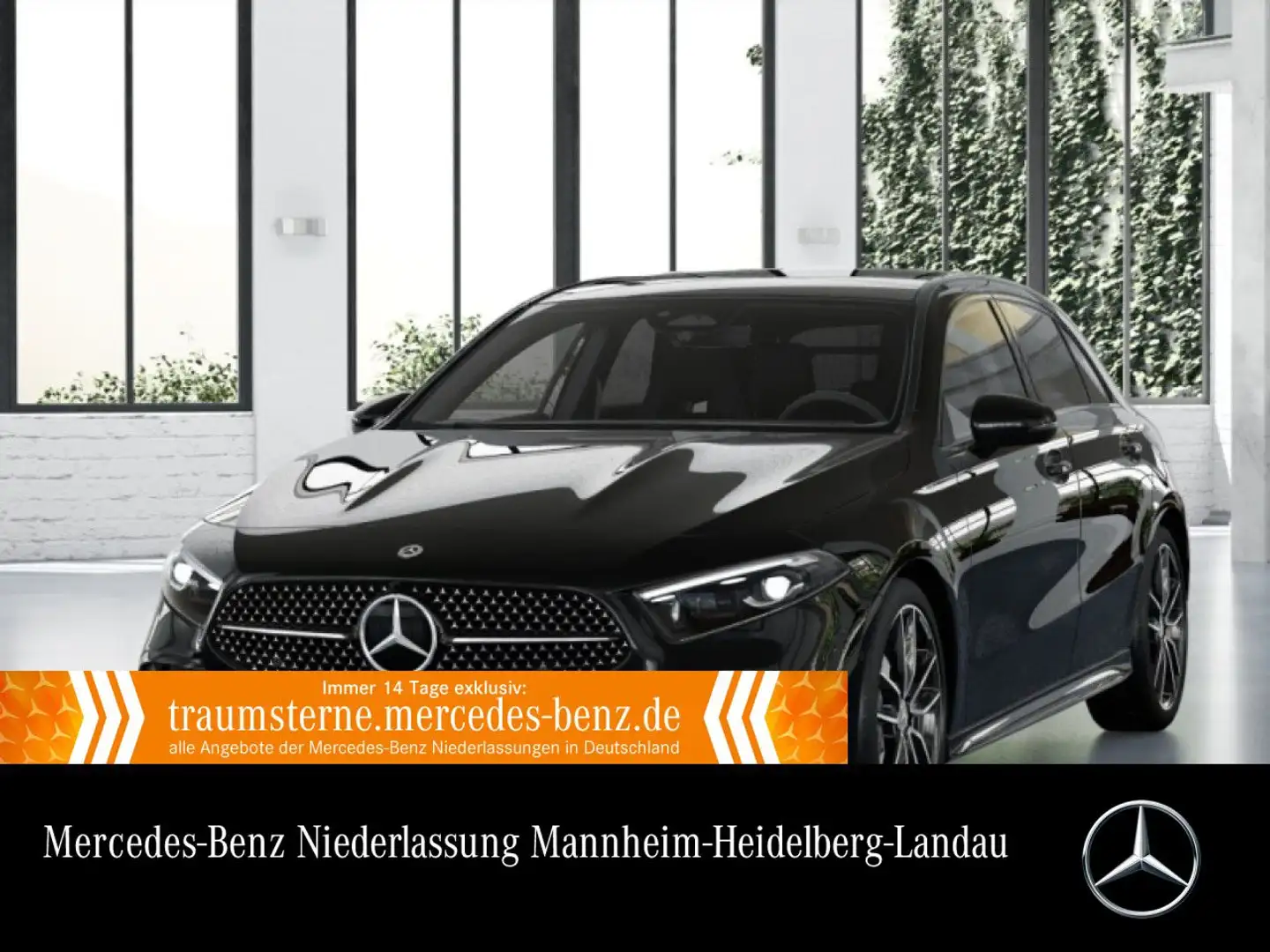 Mercedes-Benz A 200 AMG+NIGHT+PANO+MULTIBEAM+KAMERA+7G Zwart - 1