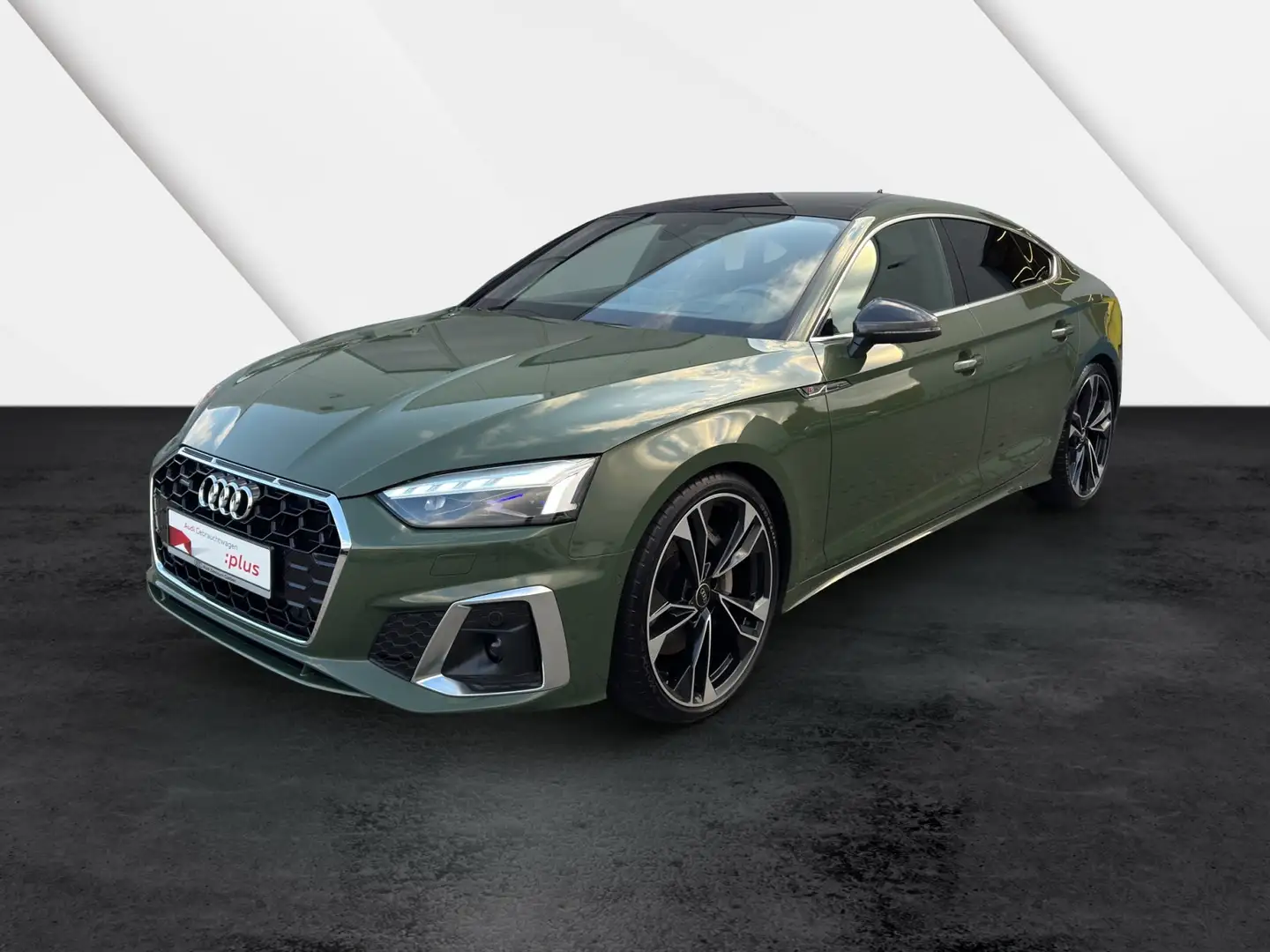Audi A5 Sportback 50 TDI quattro S line Carbon B&O Matr... Grün - 2