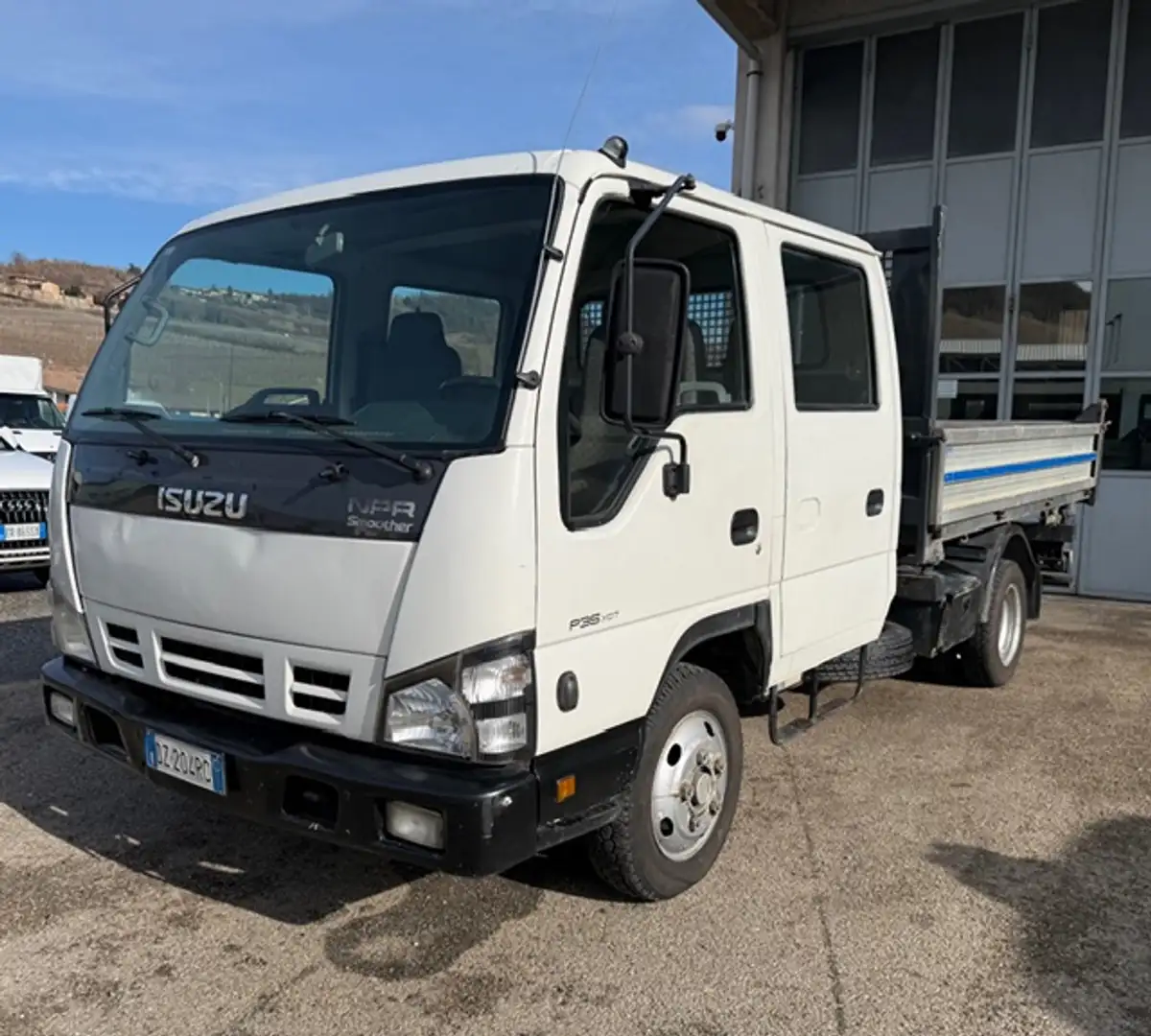 Isuzu NPR 3.0TD DOPPIA CABINA,RIBALTABILE 3 LATI Blanc - 2
