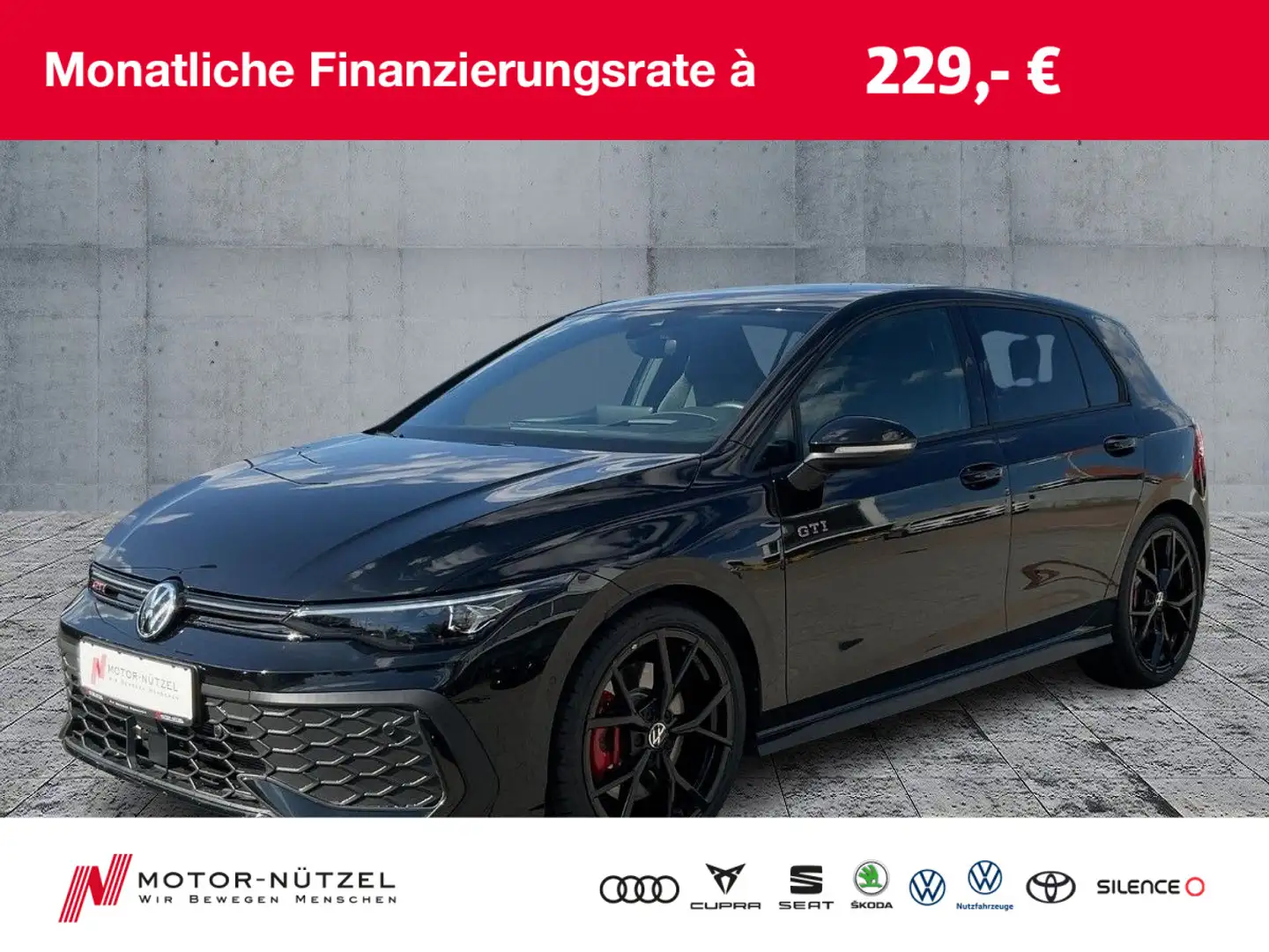 Volkswagen Golf GTI Golf VIII GTI 2.0 TSI DSG MATRIX+NAVI+HuD+19Z Zwart - 1
