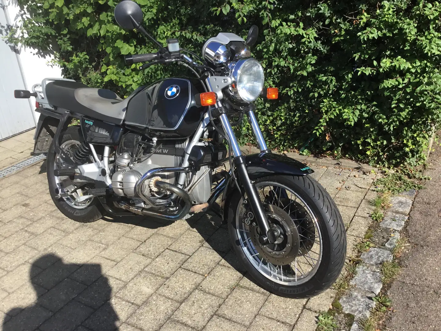 BMW R 100 R Koffer mit Innentaschen, Navi, neuwertig Bereifung Czarny - 1
