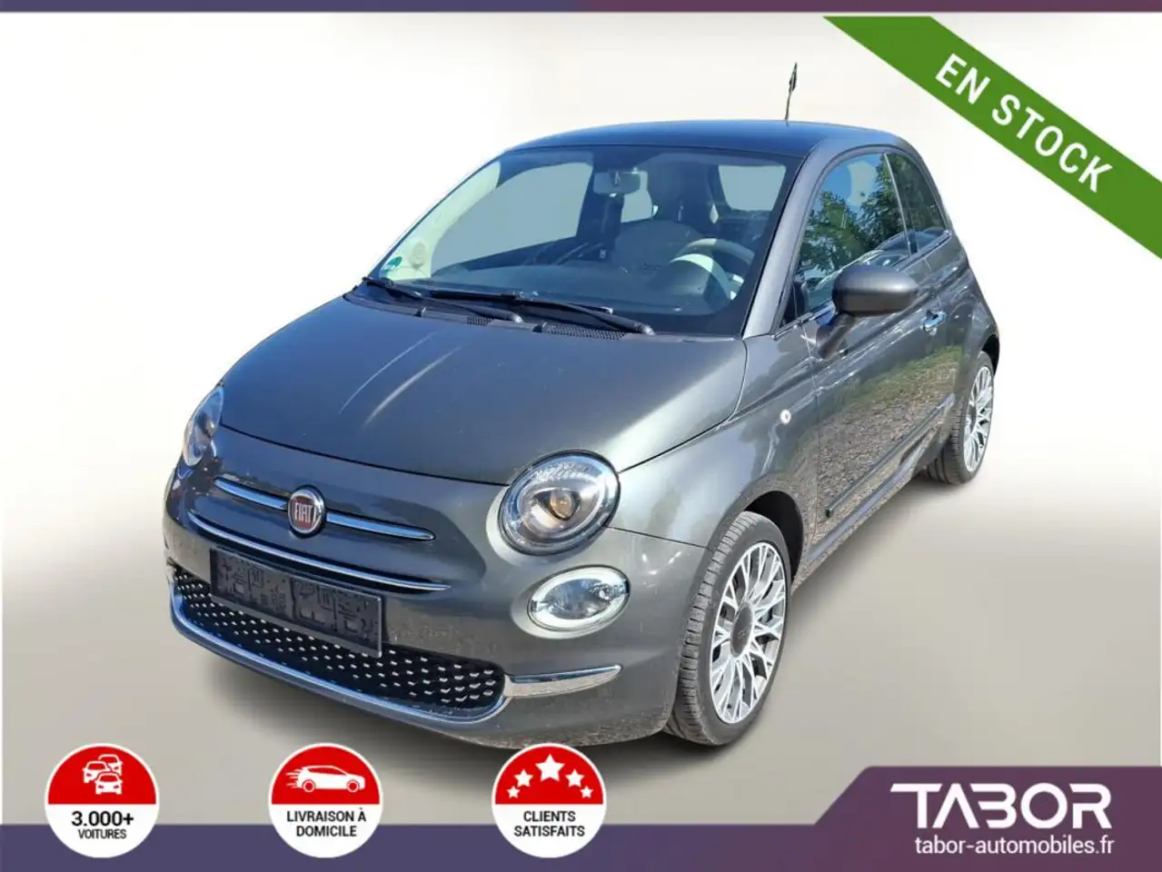 Fiat 500 1.2 8V 69 Lounge Pano radars Climaaut.