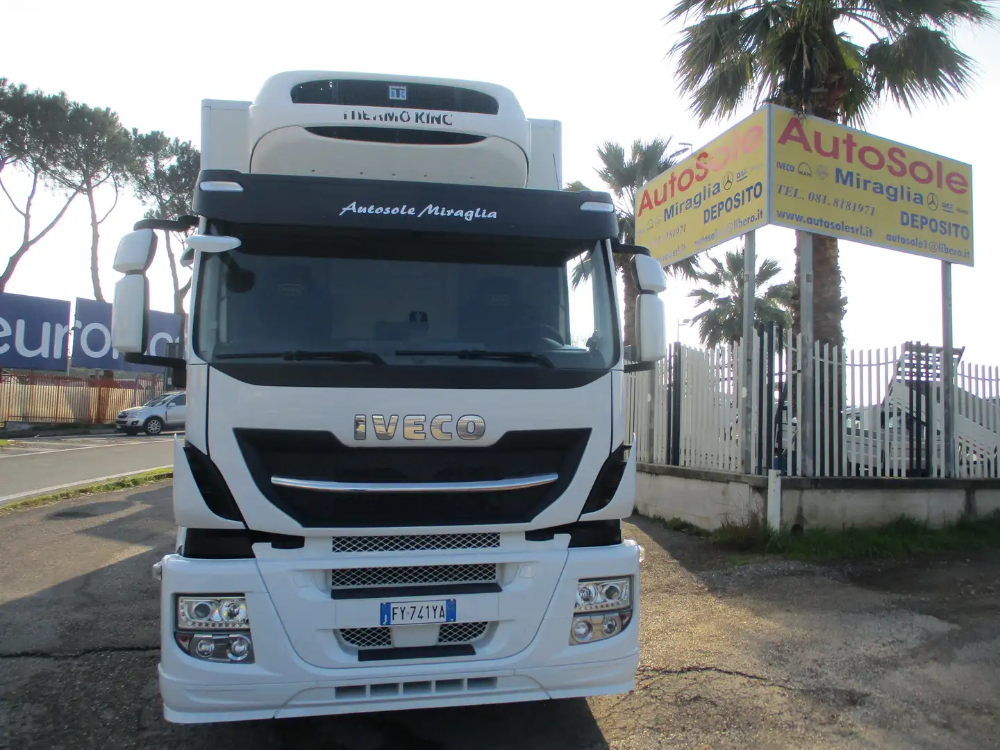 Iveco STRALIS 360 E6 9.60M 23 PEDANE FRIGO+PEDANA FRC-20 Blanc - 2