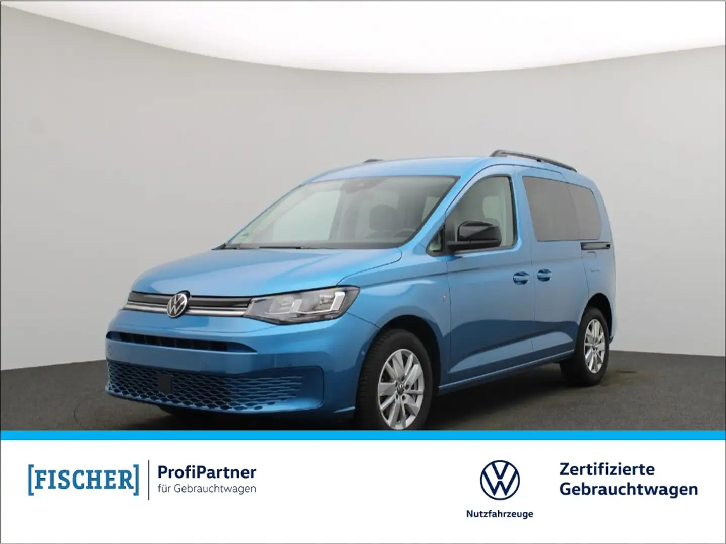 Volkswagen Caddy 1.5TSI DSG Life LED Navi Rear View ACC PDC Blau - 1