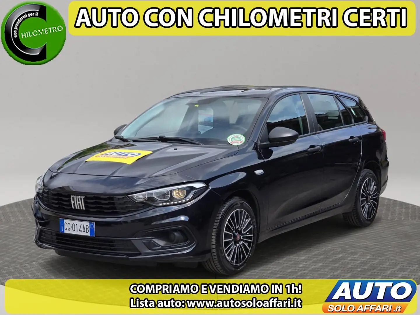 Fiat Tipo 1.6 Mjt SW City Life 88.000KM 2021 EURO6D Noir - 2