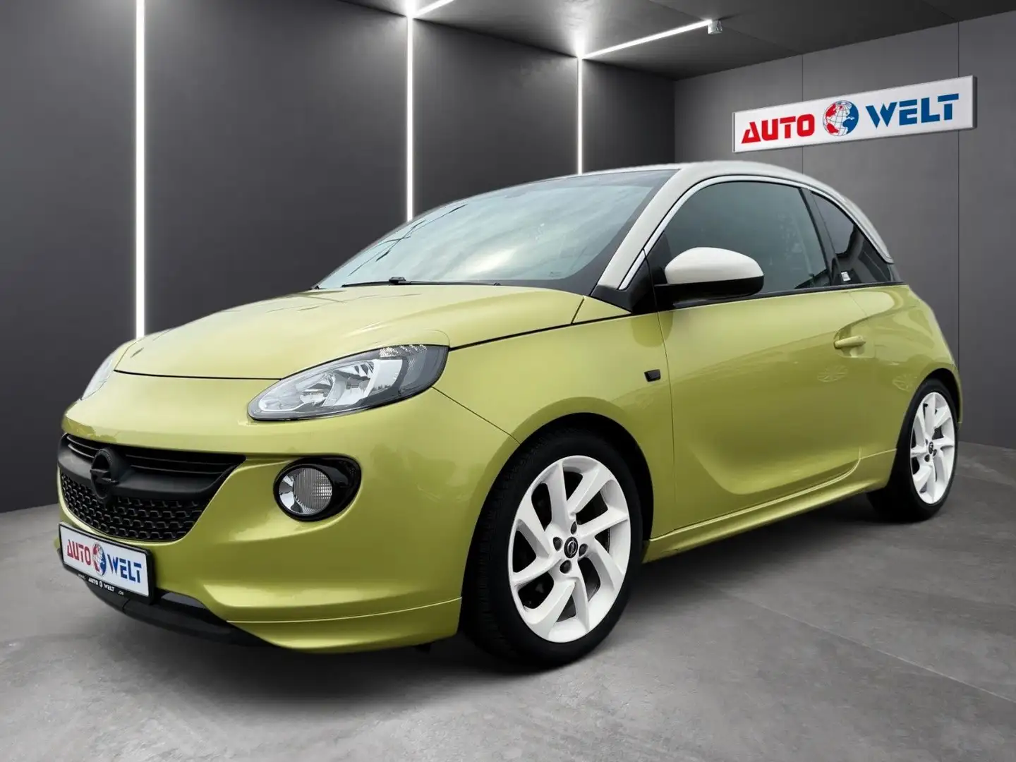Opel Adam 1.4 16V Slam OPC-Line Teil-Leder Klimaauto Verde - 1