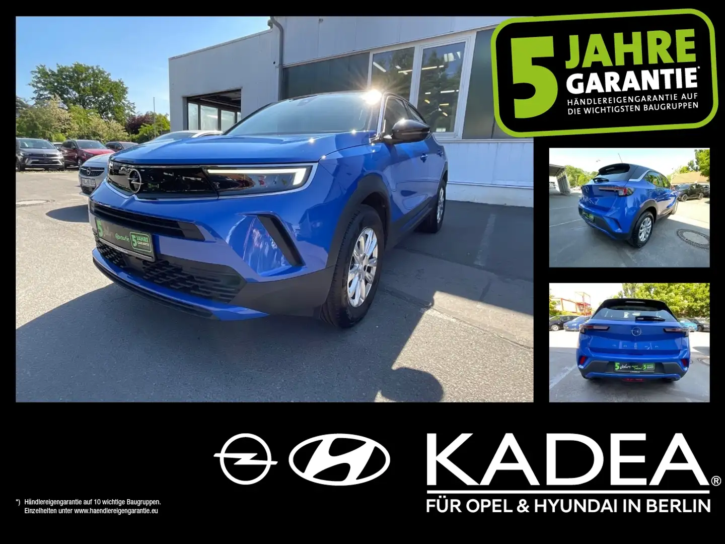 Opel Mokka 1.2 16''LM,Klima,Rückkam,LED,Winter-Pkt,DAB Bleu - 1