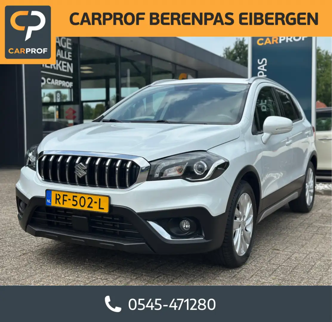 Suzuki SX4 S-Cross 1.4 Boosterjet Exclusive '' Trekhaak - Infotainmen White - 1