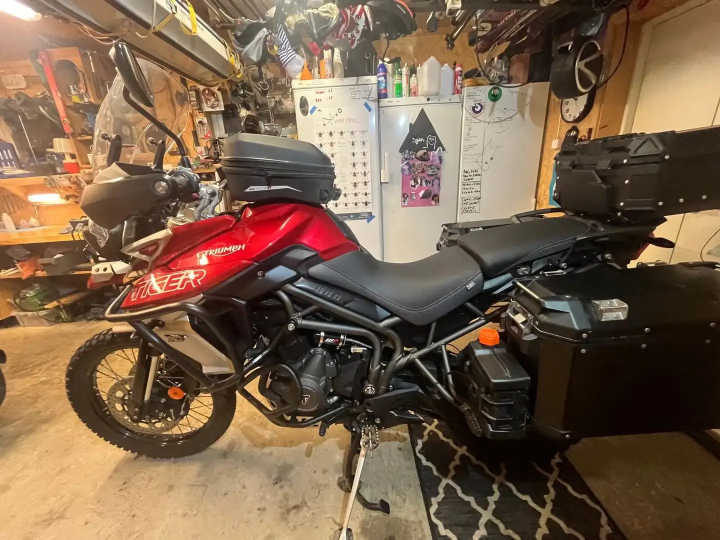 Triumph Tiger 800 Xc Rouge - 2