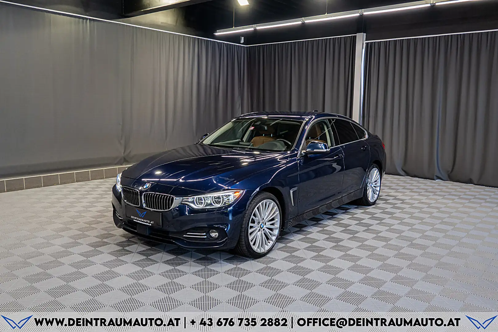 BMW 420 d xDrive Gran Coupe Aut.*1-BESITZ*PICKERL NEU* Blau - 1