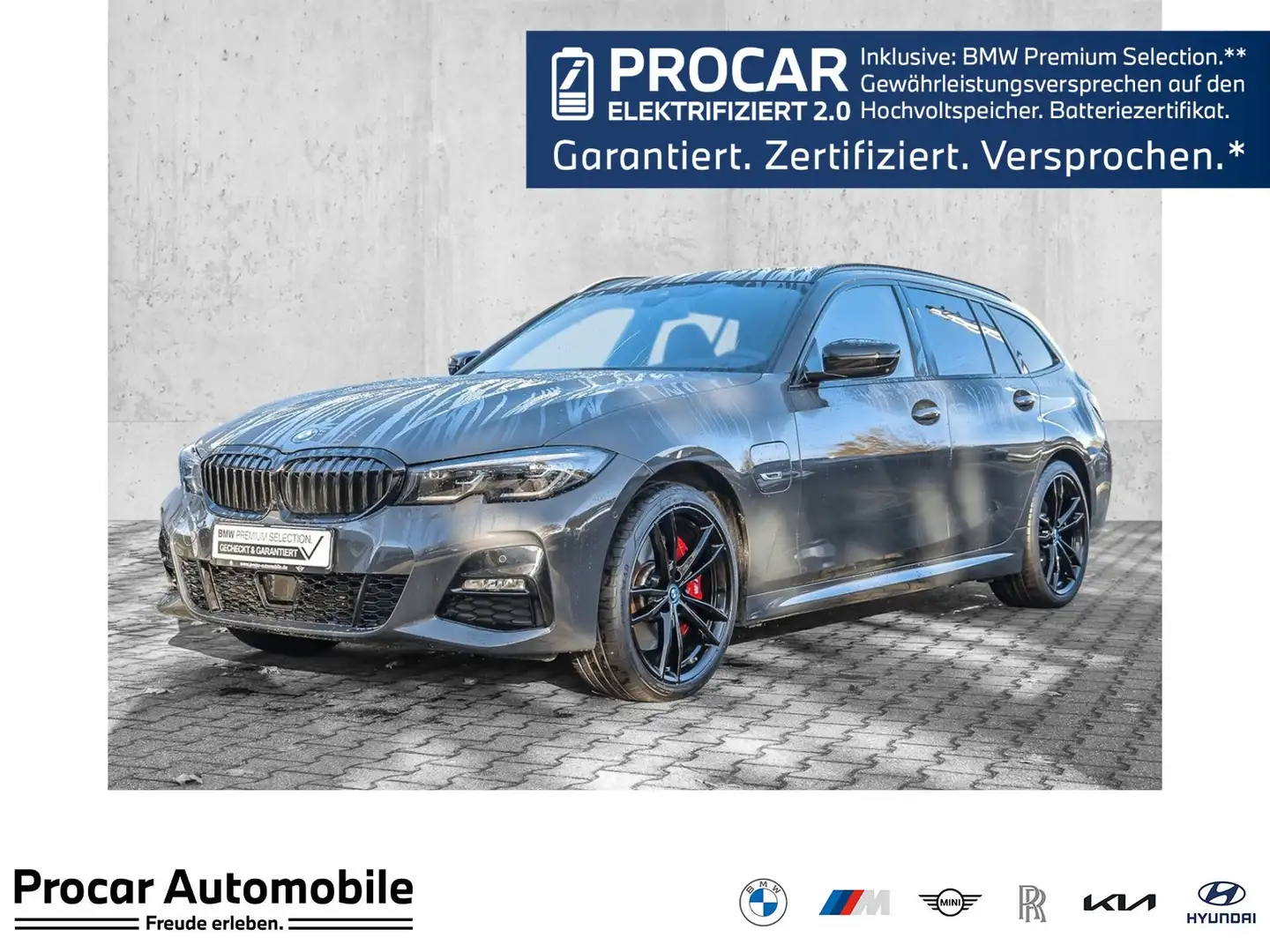 BMW 330 e xDrive Tour. M Sport HUD+AHK+PANO+LASER+ACC+HIFI Gris - 1