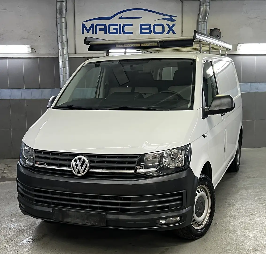 Volkswagen T6 Transporter 4Motion*AHK*1.Besitz*Gepäckträger*PDC*Leder Weiß - 1