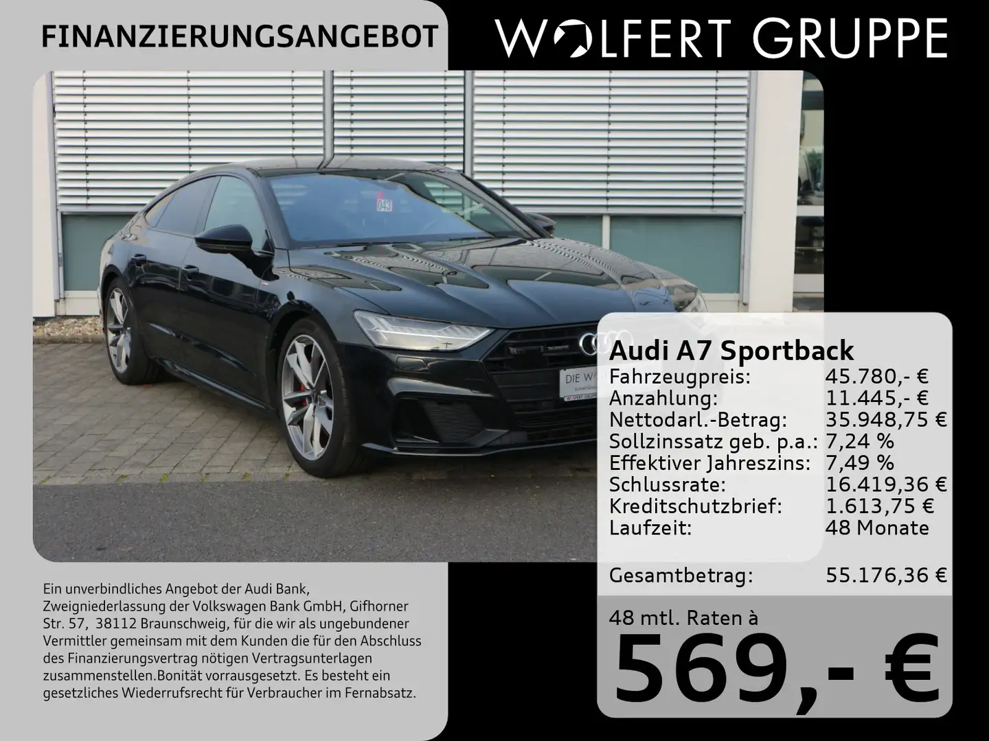 Audi A7 55 TFSI e quattro HUD*RFK*PANO*MATR Grau - 1