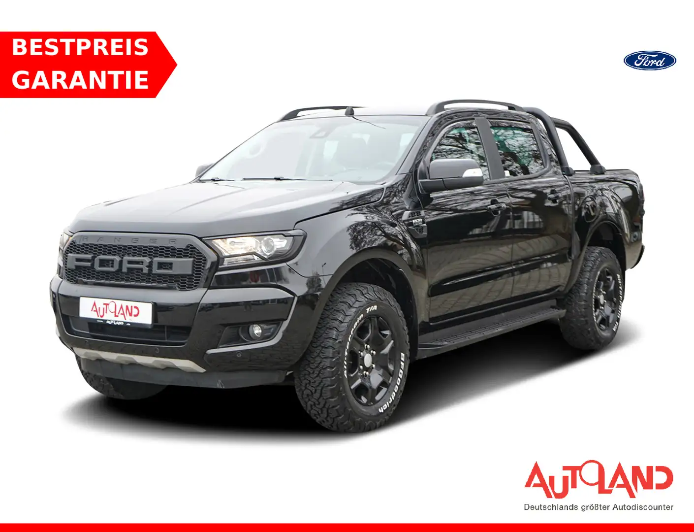 Ford Ranger 3.2 TDCi Limited DoKa 4x4 Navi ACC Kamera Black - 1