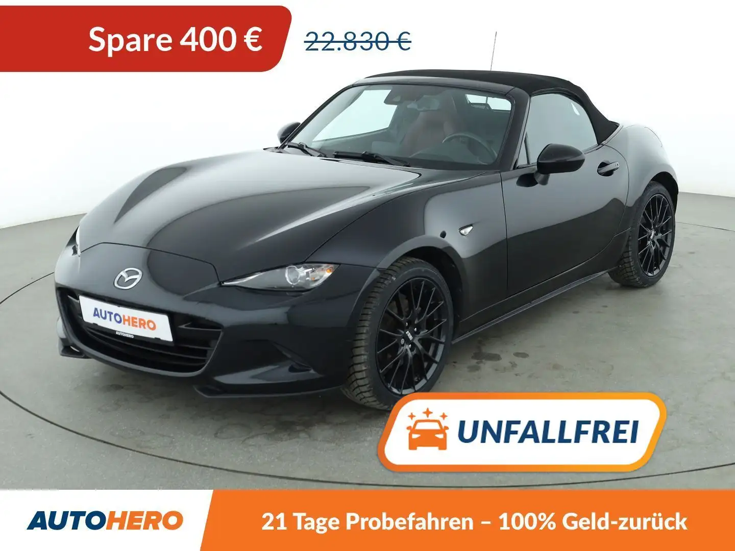 Mazda MX-5 2.0 Skyactiv G Edition 100 *NAVI*LED*CAM*TEMPO* Schwarz - 1