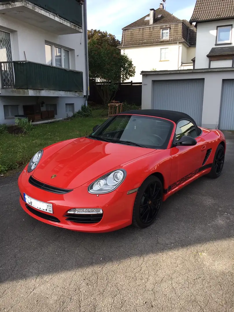 Porsche Boxster Rot mit schwarzer Ausstattung - 1
