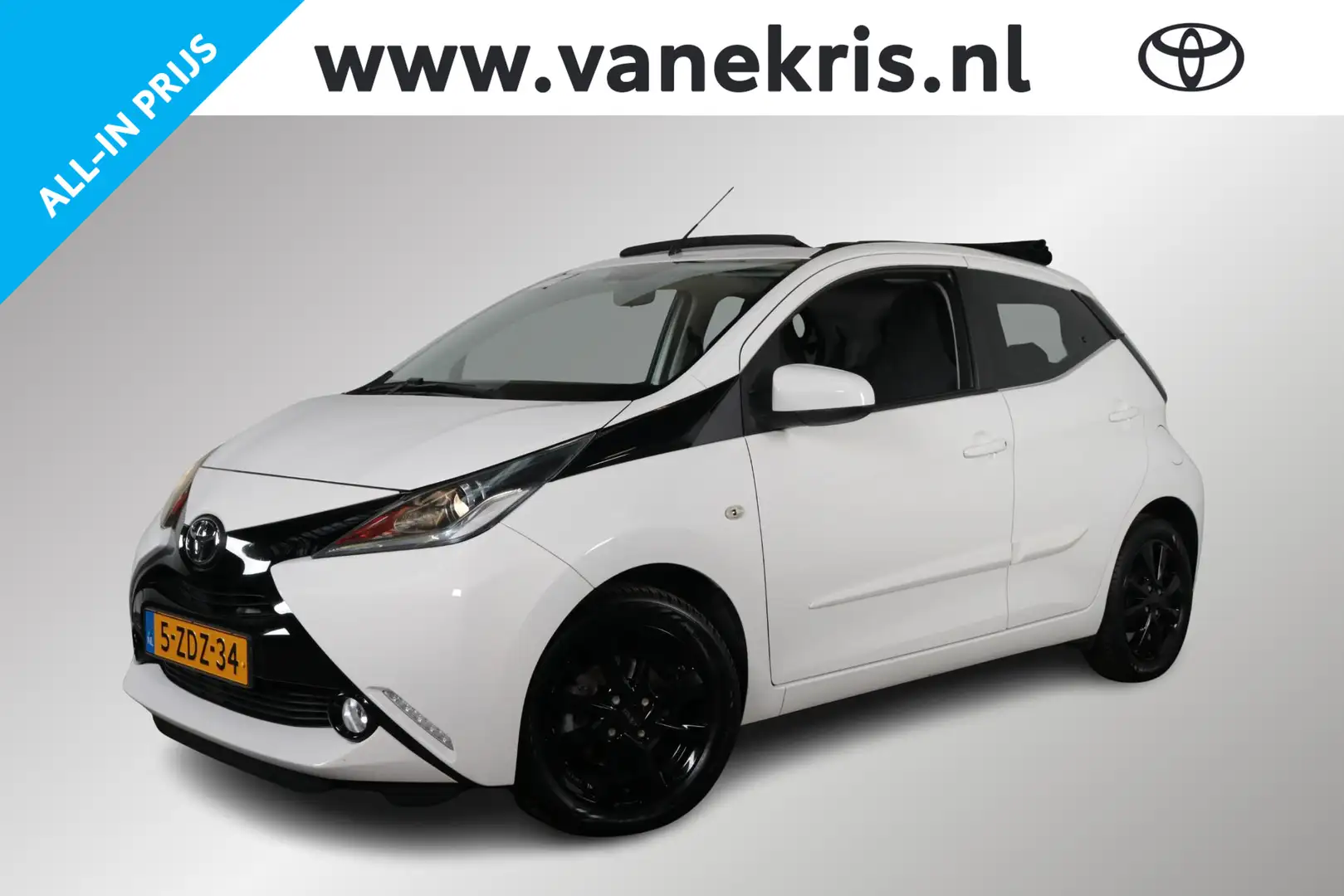 Toyota Aygo 1.0 VVT-i x-wave , Navi, Cabriodak, All Seasons Bianco - 1