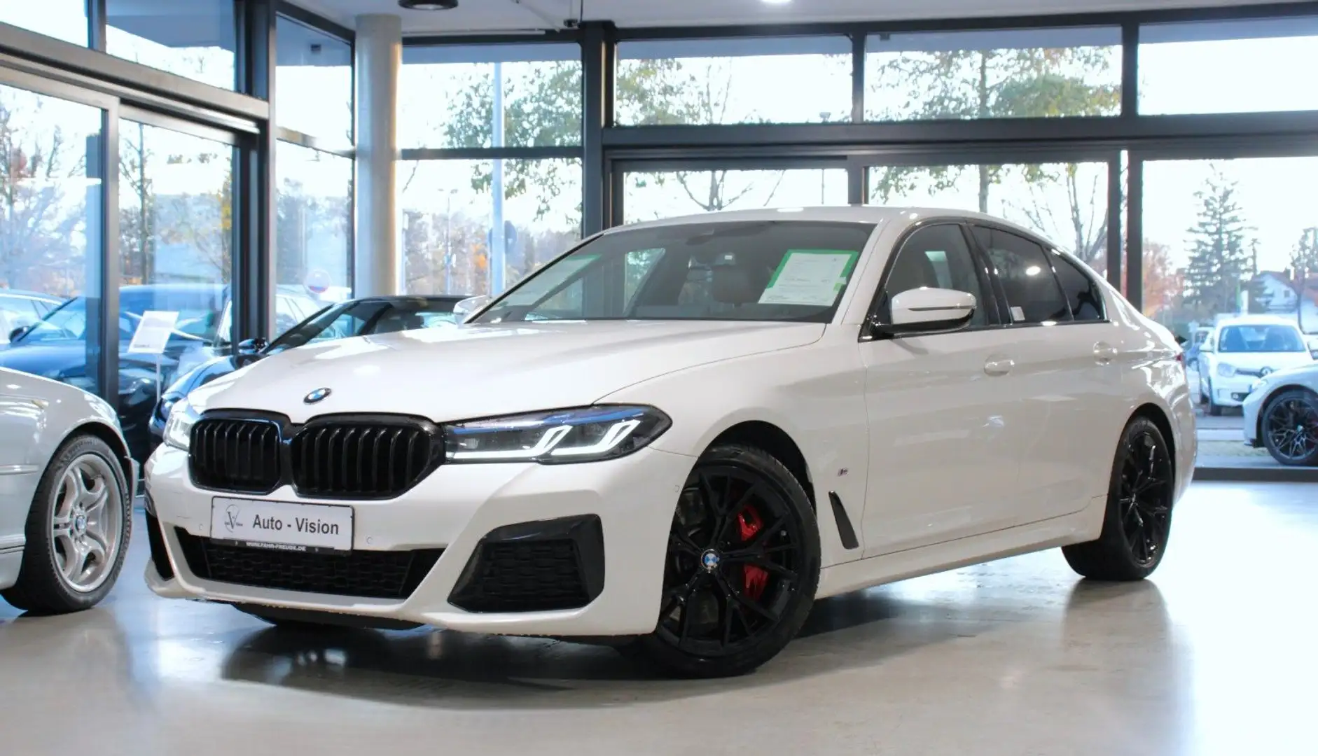 BMW 530 d (G30) M Sport *Laser*KAM*HUD*DriveAss*H&K Weiß - 1