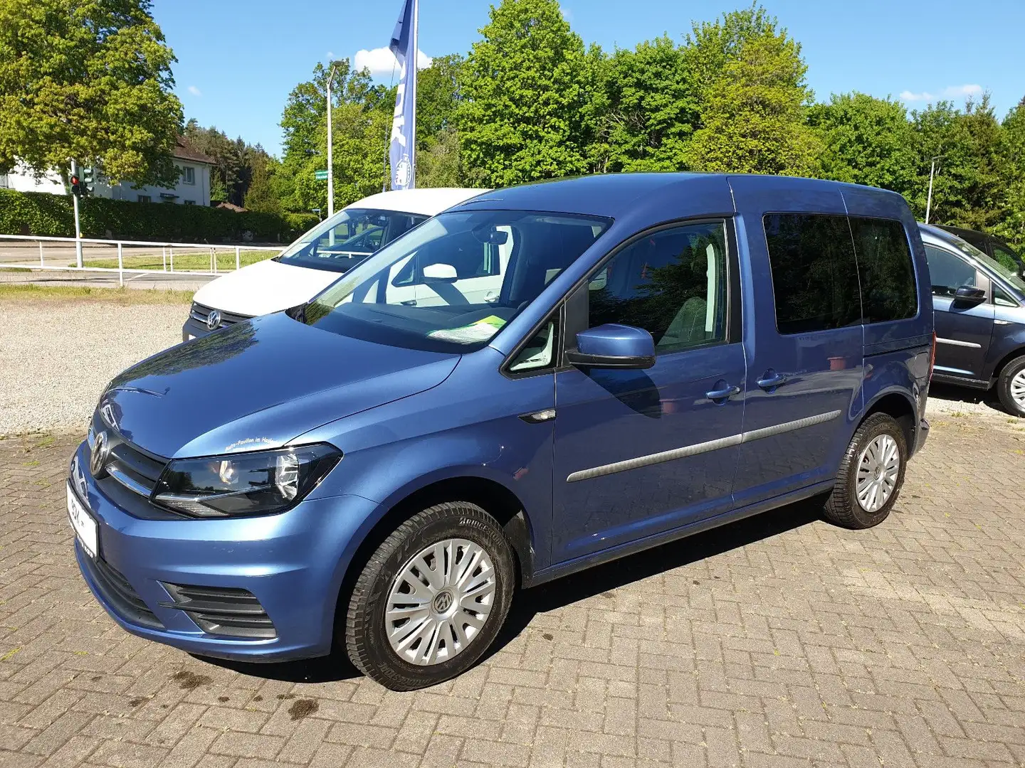 Volkswagen Caddy PKW Trendline BMT Bluetooth PDC Klima Blu/Azzurro - 1