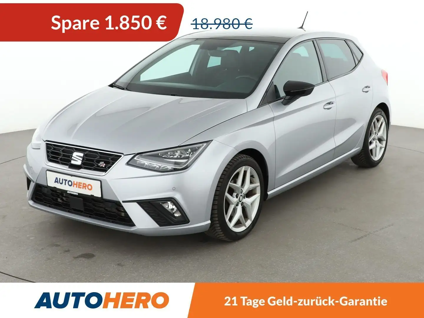 SEAT Ibiza 1.0 TSI FR Aut.*NAVI*ACC*PDC*CAM*SHZ* Gri - 1