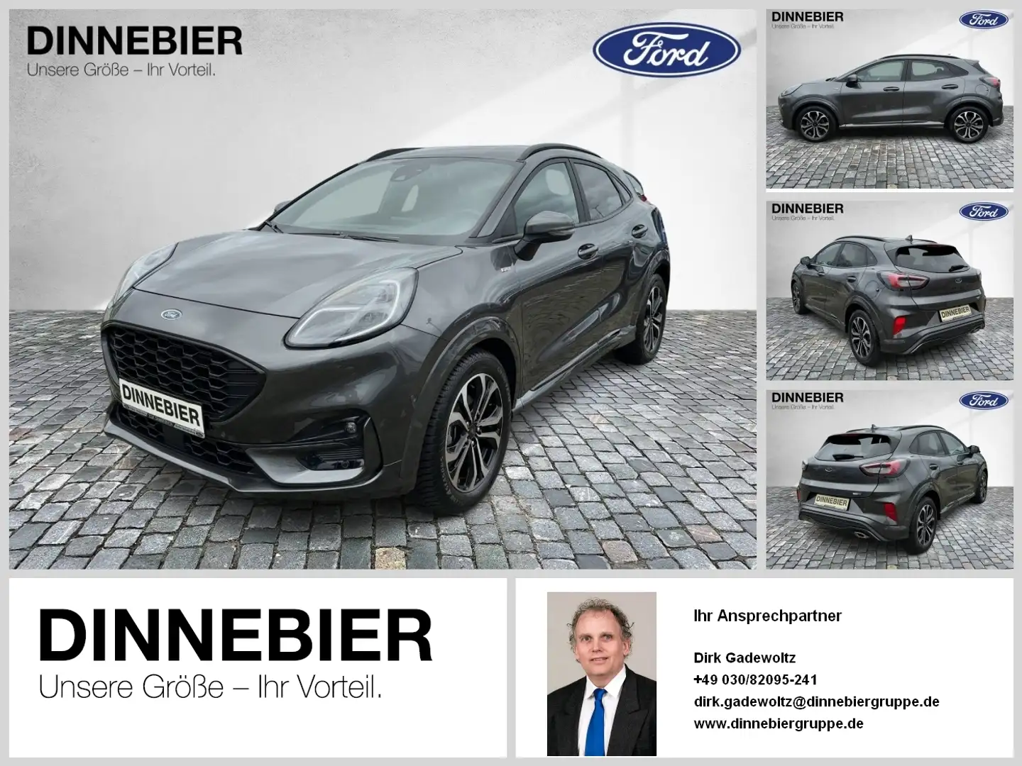 Ford Puma ST-Line X LED+Navi+Kamera+Winterpaket Gris - 1