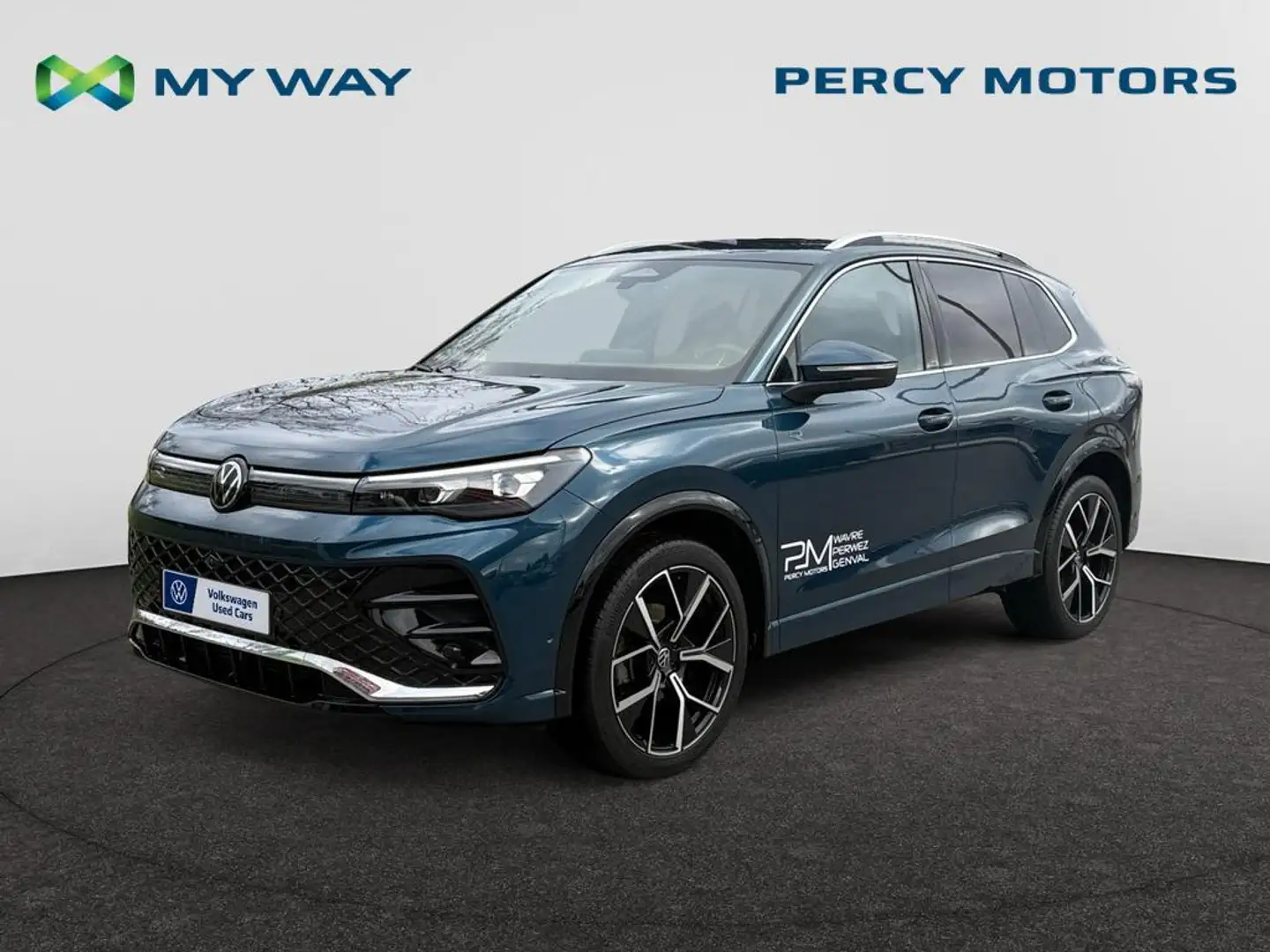 Volkswagen Tiguan Tiguan R-Line 1.5 TSI mHEV ACT OPF 110 kW (150 ch) 7 vitesses DSG Blauw - 1