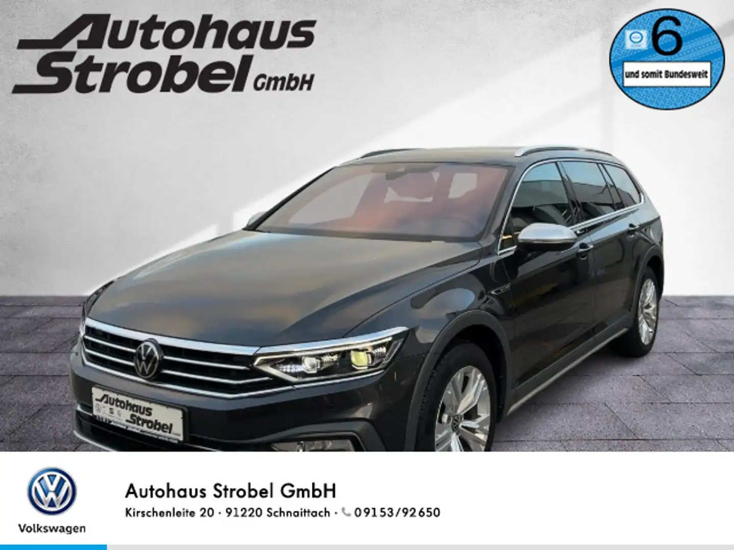 Volkswagen Passat Alltrack Passat Variant ALLTRACK 2.0 TDI DSG 4M AHK ACC S Grau - 1