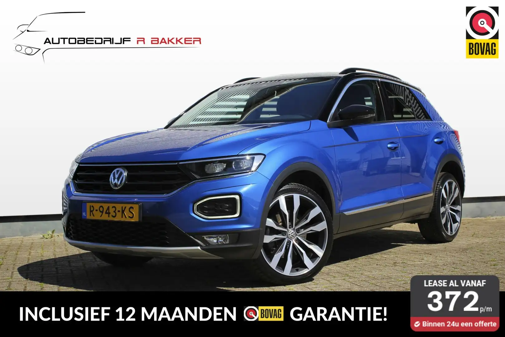 Volkswagen T-Roc 1.5 TSI Sport // Trekhaak - Camera - Virtual Cockp Blauw - 1