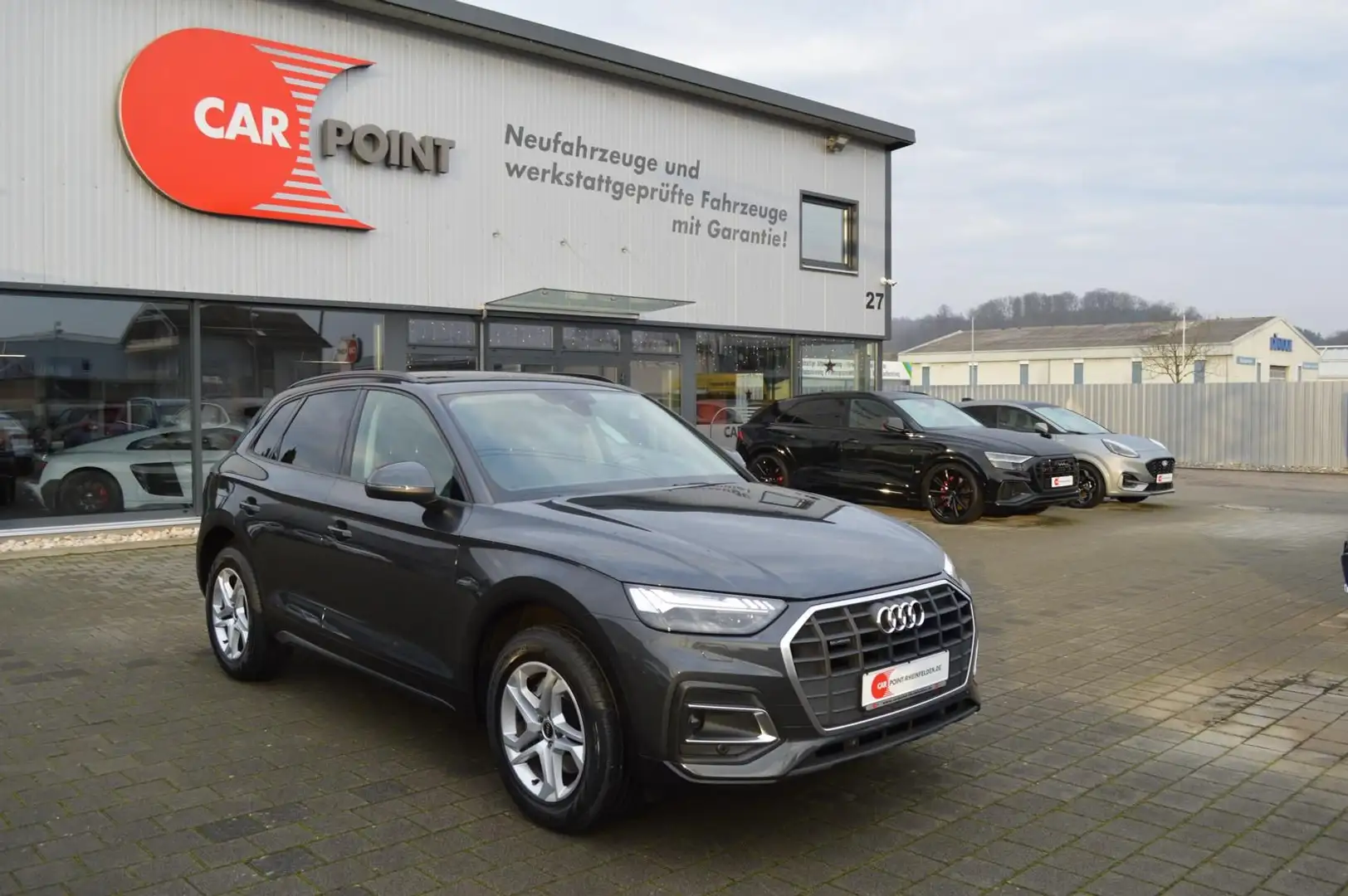 Audi Q5 quat. *Werksgarantie*Virtual*Kam*Matrix*Navi Gris - 1