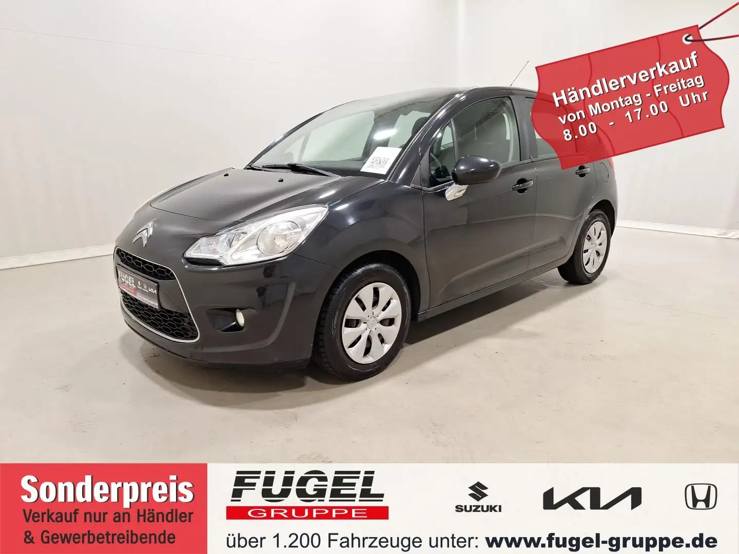 Citroen C3 1.4 16V Tendance Temp|PDC|Klima Schwarz - 1