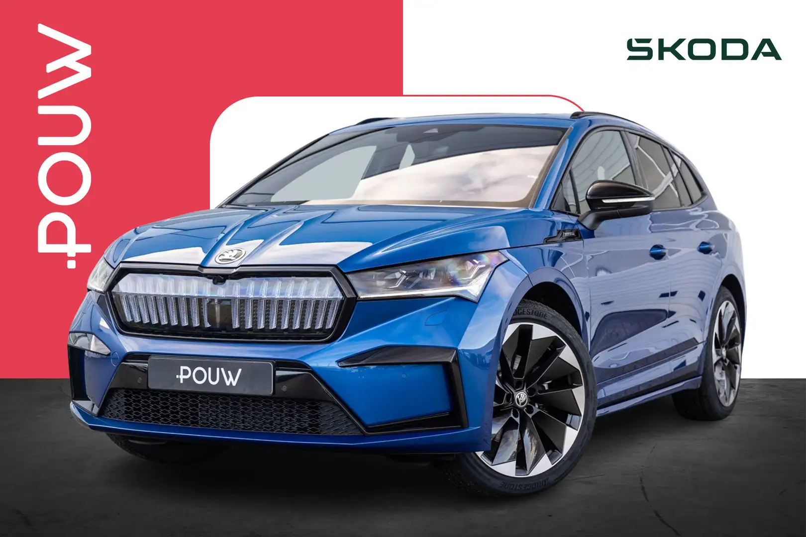 Skoda Enyaq 60 179pk Sportline | Achteruitrijcamera | Voorstoe Blauw - 1