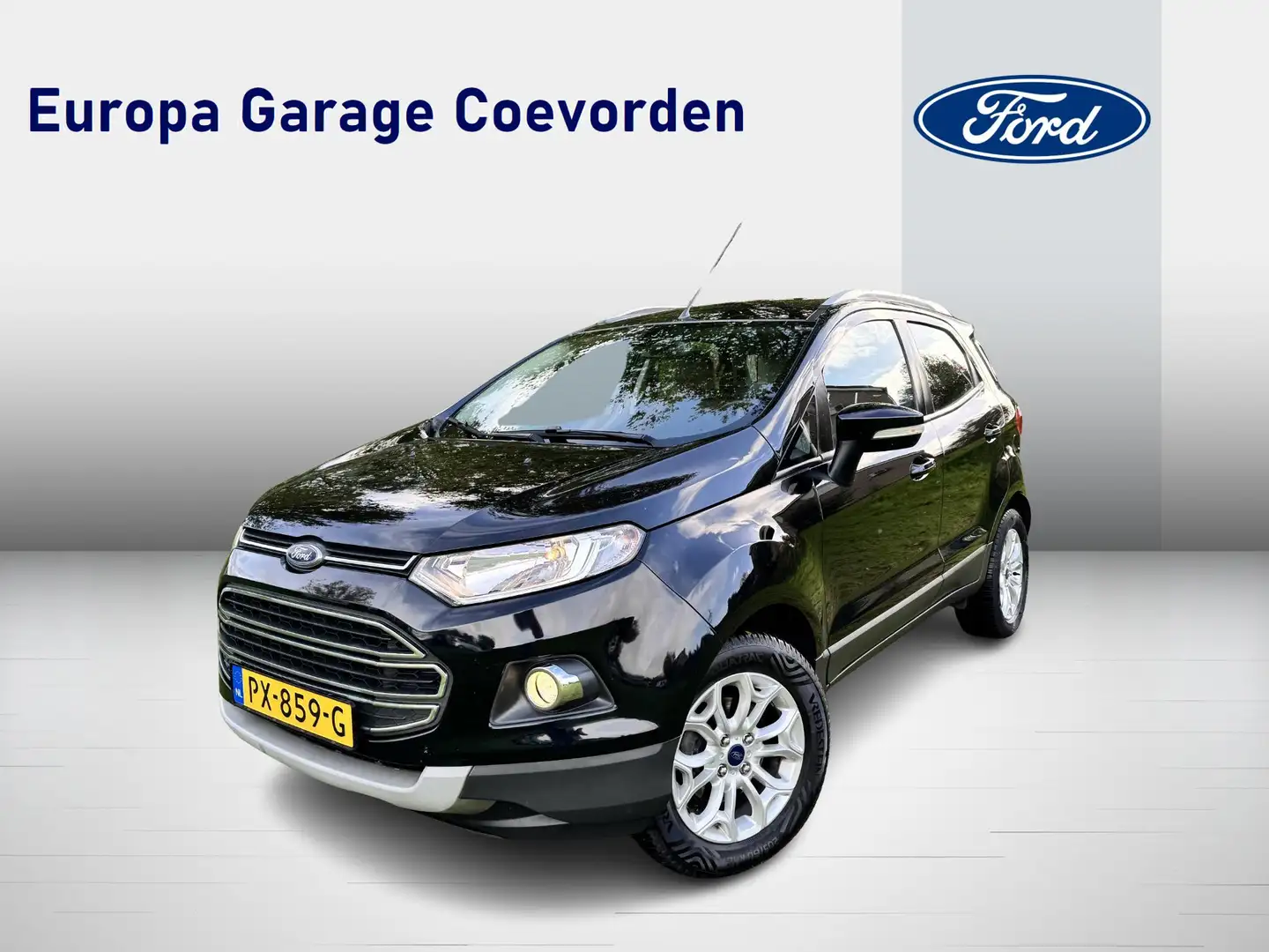 Ford EcoSport 1.0 EB 125PK Titanium | DEALERONDERHOUDEN | CRUISE Zwart - 1