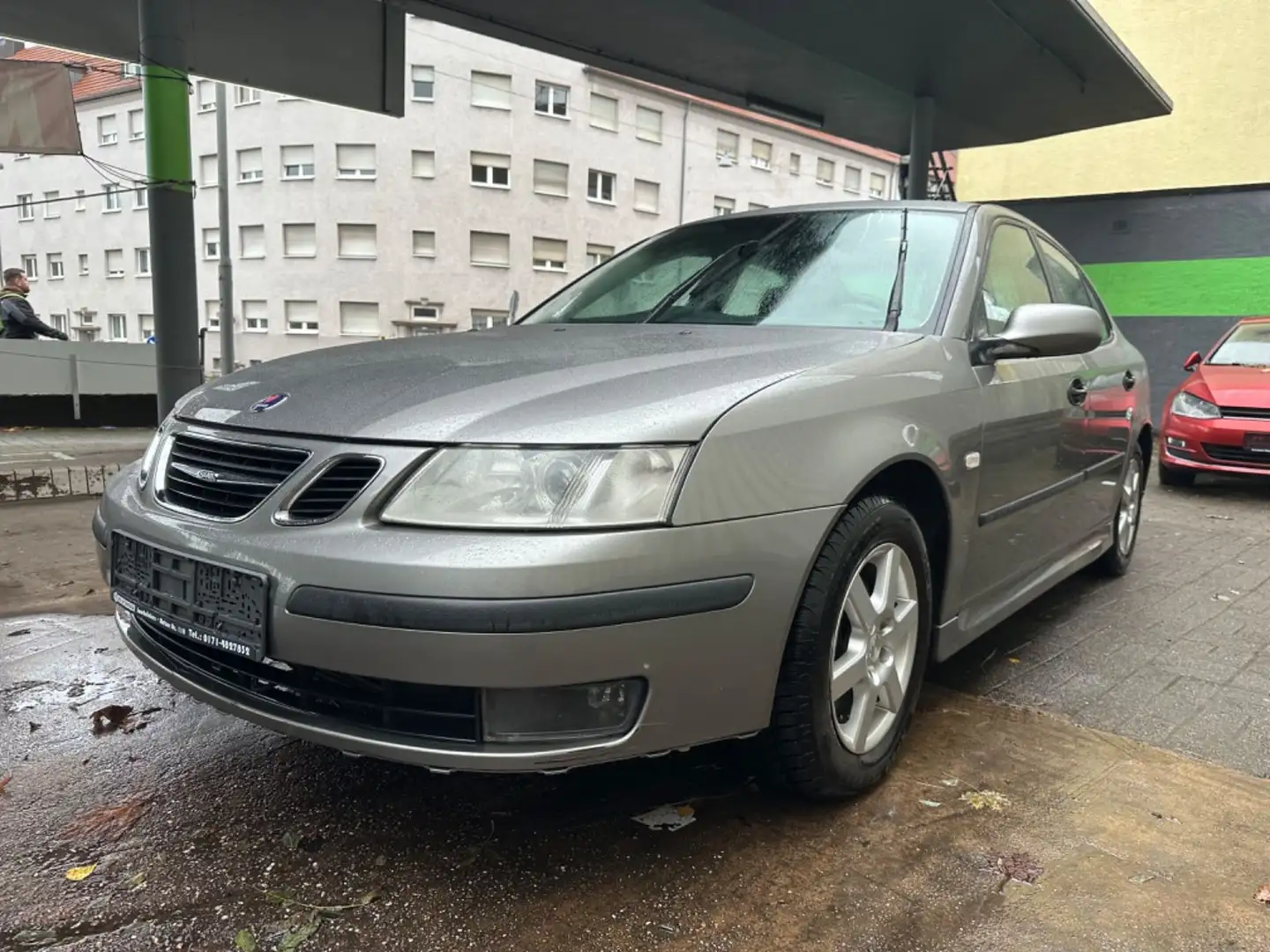 Saab 9-3 1.8t VECTOR SPORT + TEILLEDER + KLIMAAUT Blau - 2