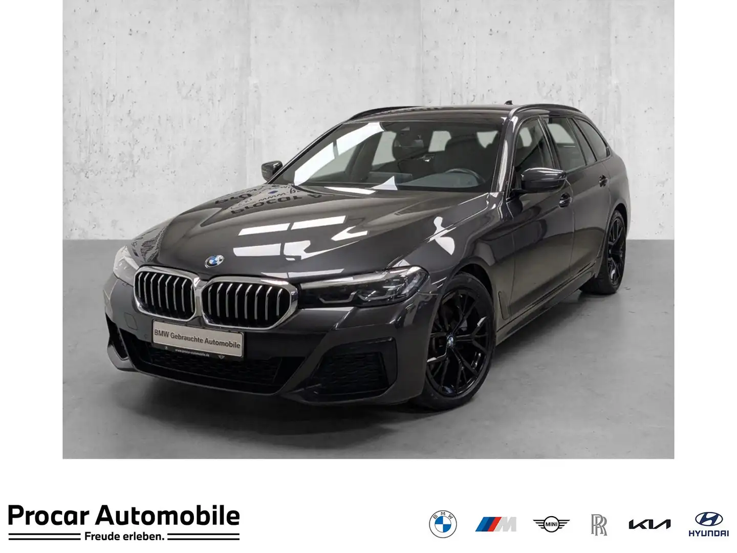 BMW 520 d M Sport AHK Live Prof PA DAB LED 19'' WLAN Grigio - 1
