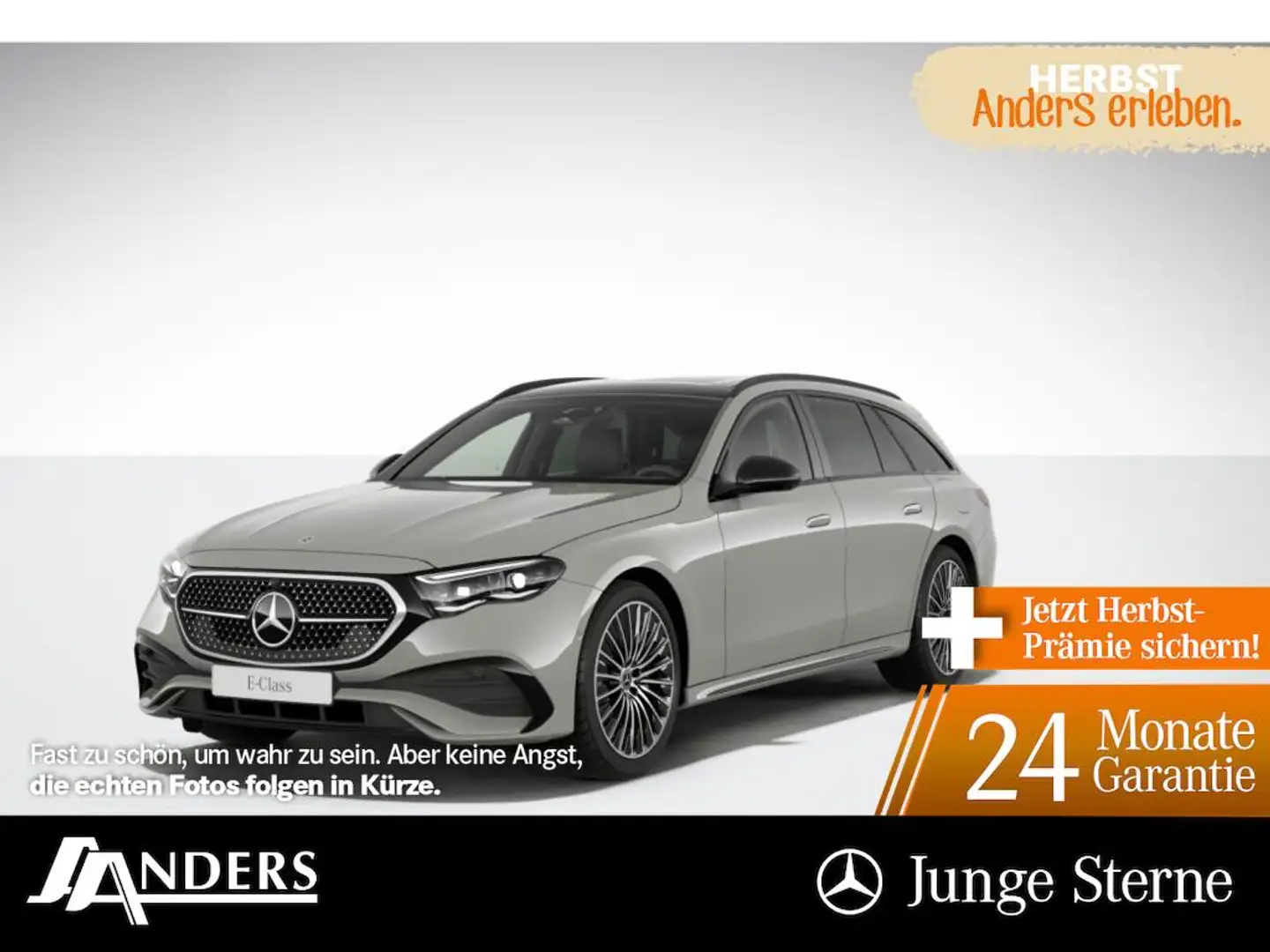 Mercedes-Benz E 300 de 4M T AMG+MBUX+Distr+Pano+Night+AHK+Key. Grijs - 1
