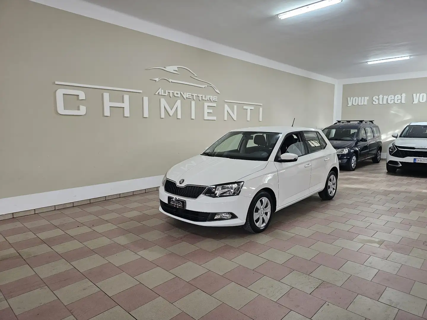Skoda Fabia Fabia III 2015 Berlina 1.0 mpi Ambition 75cv Bianco - 1